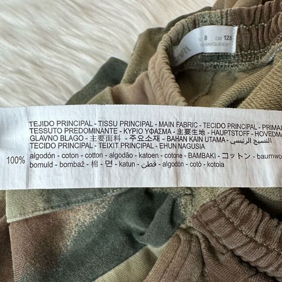 Zara Camo Jogger Sweats Size 8 - Picture 8 of 10